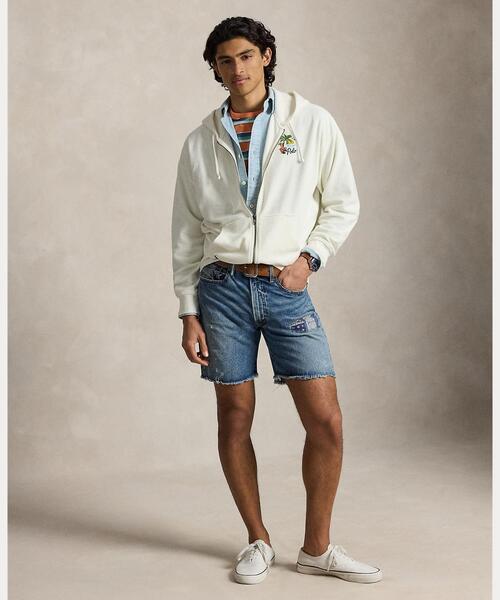 POLO RALPH LAUREN（ポロ ラルフ ローレン）の「リラックス フィット エンブロイダリー テリー フーディ（パーカー・メンズ・ホワイト・L/M/S）」の7枚目の写真