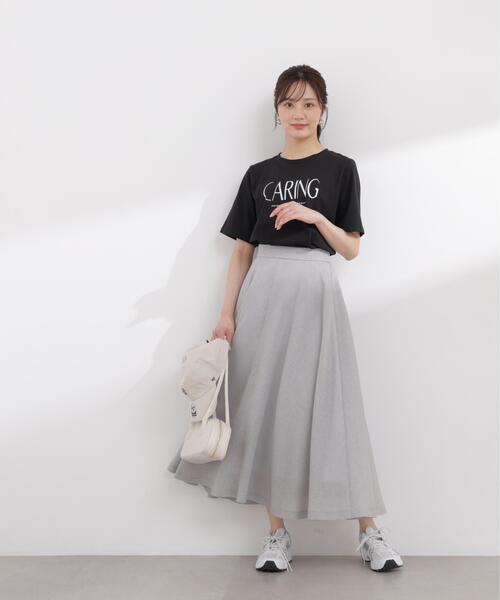 PROPORTION BODY DRESSING(プロポーションボディドレッシング)の「【加藤栞さん着用】メッシュサーキュラースカート / 1216120405(スカート・レディース・ホワイト/ピンク/グレー・MEDIUM/P/S/SMALL)」の6枚目の写真