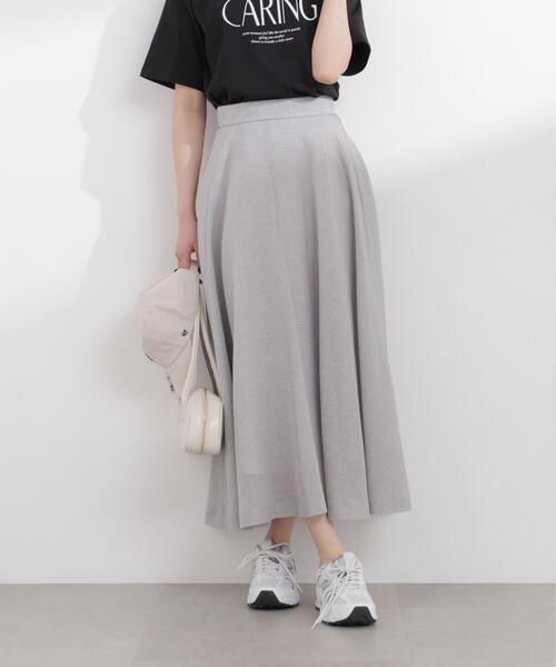 PROPORTION BODY DRESSING(プロポーションボディドレッシング)の「【加藤栞さん着用】メッシュサーキュラースカート / 1216120405(スカート・レディース・ホワイト/ピンク/グレー・MEDIUM/P/S/SMALL)」の9枚目の写真