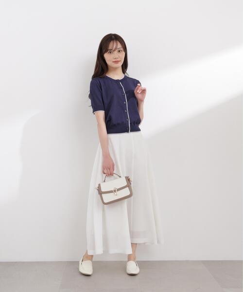 PROPORTION BODY DRESSING(プロポーションボディドレッシング)の「【加藤栞さん着用】メッシュサーキュラースカート / 1216120405(スカート・レディース・ホワイト/ピンク/グレー・MEDIUM/P/S/SMALL)」の15枚目の写真