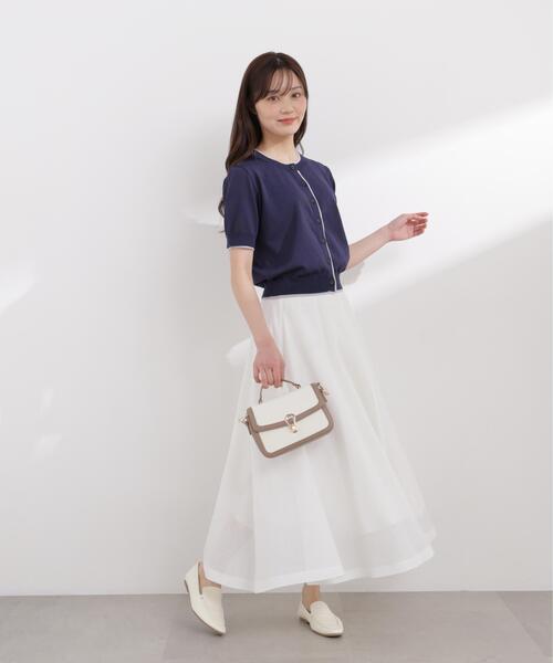 PROPORTION BODY DRESSING(プロポーションボディドレッシング)の「【加藤栞さん着用】メッシュサーキュラースカート / 1216120405(スカート・レディース・ホワイト/ピンク/グレー・MEDIUM/P/S/SMALL)」の17枚目の写真