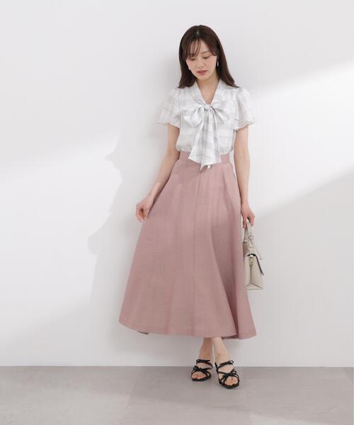 PROPORTION BODY DRESSING(プロポーションボディドレッシング)の「【加藤栞さん着用】メッシュサーキュラースカート / 1216120405(スカート・レディース・ホワイト/ピンク/グレー・MEDIUM/P/S/SMALL)」の21枚目の写真