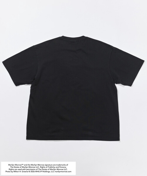 FREAK'S STORE（フリークスストア）の「マリリンモンロー アート フォト Tシャツ（Tシャツ/カットソー・メンズ・ブラック/ホワイト・MEDIUM/LARGE/SMALL）」の9枚目の写真