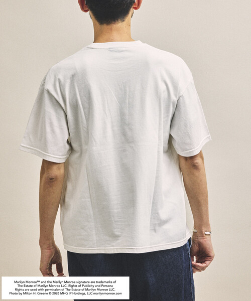 FREAK'S STORE（フリークスストア）の「マリリンモンロー アート フォト Tシャツ（Tシャツ/カットソー・メンズ・ブラック/ホワイト・MEDIUM/LARGE/SMALL）」の17枚目の写真