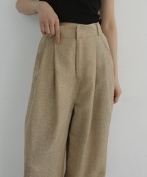 hellam（へラム）の「リネンライクタックパンツ（スラックス）」