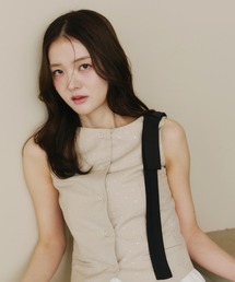 Olu. | ラインストーンジレ(ベスト)