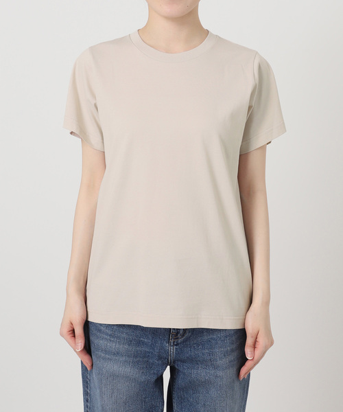 Spick & Span(スピックアンドスパン)の「汗染み防止ファインコットンTシャツ(Tシャツ/カットソー・レディース・ベージュ/ホワイト/ライトグレー/ブラック・FREE)」の21枚目の写真