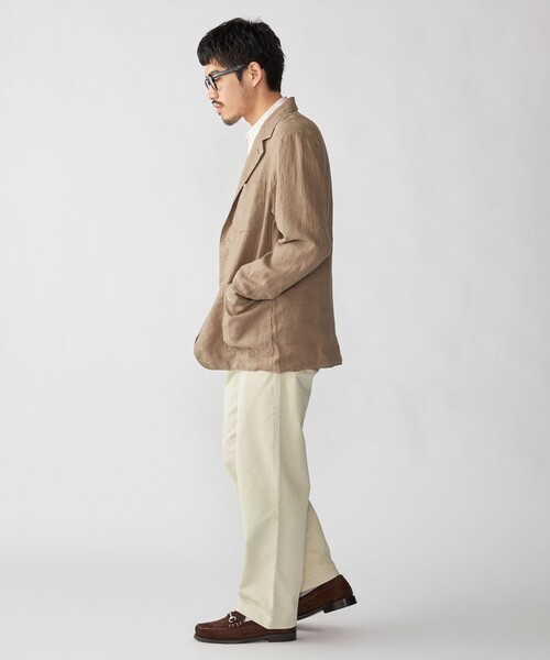 SHIPS(シップス)の「SHIPS: 〈洗濯機可能〉リネン ウォッシュド ジャケット(テーラードジャケット・メンズ・カーキ/ブラック・X-LARGE/LARGE/MEDIUM)」の5枚目の写真