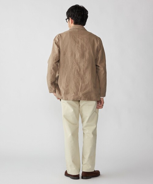 SHIPS(シップス)の「SHIPS: 〈洗濯機可能〉リネン ウォッシュド ジャケット(テーラードジャケット・メンズ・カーキ/ブラック・X-LARGE/LARGE/MEDIUM)」の6枚目の写真