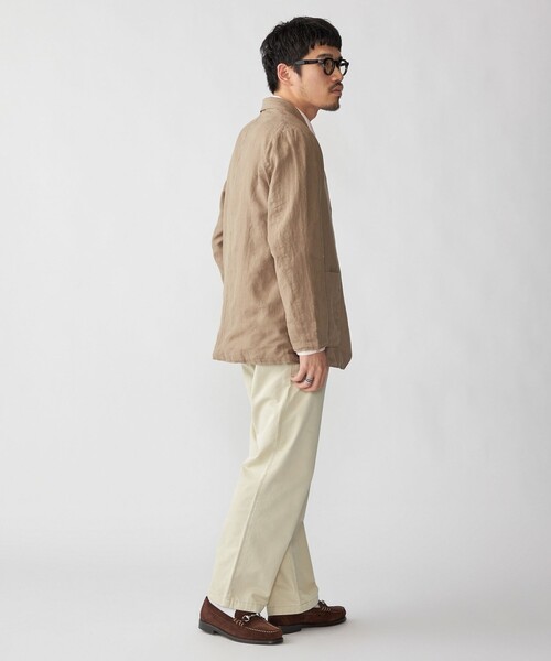 SHIPS(シップス)の「SHIPS: 〈洗濯機可能〉リネン ウォッシュド ジャケット(テーラードジャケット・メンズ・カーキ/ブラック・X-LARGE/LARGE/MEDIUM)」の7枚目の写真