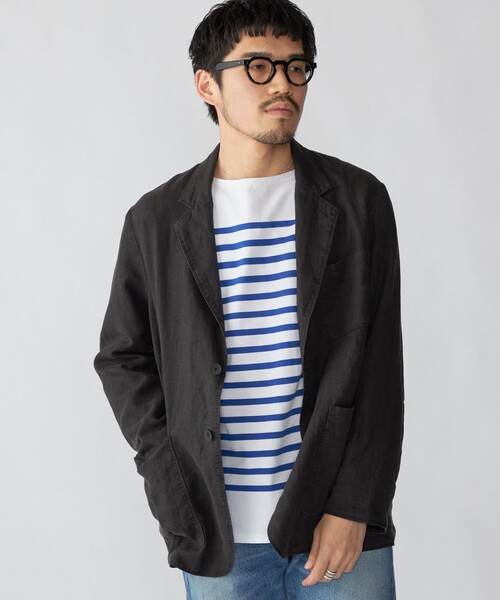 SHIPS(シップス)の「SHIPS: 〈洗濯機可能〉リネン ウォッシュド ジャケット(テーラードジャケット・メンズ・カーキ/ブラック・X-LARGE/LARGE/MEDIUM)」の12枚目の写真