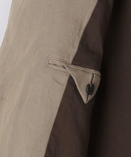 SHIPS(シップス)の「SHIPS: 〈洗濯機可能〉リネン ウォッシュド ジャケット(テーラードジャケット・メンズ・カーキ/ブラック・X-LARGE/LARGE/MEDIUM)」の18枚目の写真