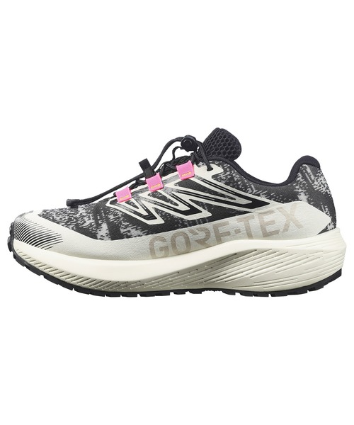 SALOMON(サロモン)の「SALOMON サロモン AERO FLOW GRVL GTX W エアロ フロウ グラベル ゴアテックス ウィメンズ L49256200(スニーカー・レディース・ブラック×グレー・24.0cm/25.0cm/23.5cm/24.5cm/23.0cm)」の6枚目の写真