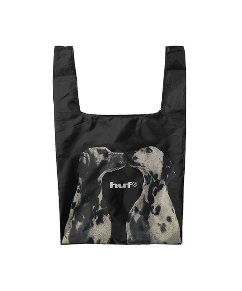 HUF(ハフ)の「DOGGED PACKABLE BAG(エコバッグ/サブバッグ・メンズ・ブラック・O/S)」の1枚目の写真