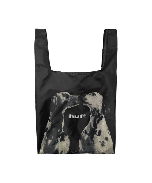 HUF(ハフ)の「DOGGED PACKABLE BAG(エコバッグ/サブバッグ・メンズ・ブラック・O/S)」の2枚目の写真