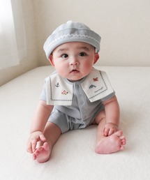 DADWAY（ダッドウェイ）の「mocmof 水族館セーラーロンパース（ロンパース）」