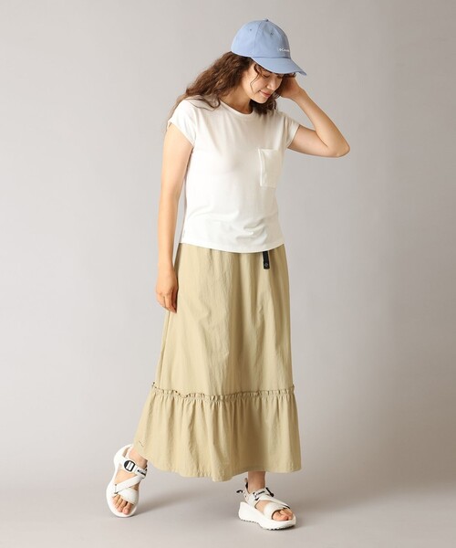 Columbia(コロンビア)の「UVカット Columbia/ ウィメンズ ダニエラフォールズ ショートスリーブ Tシャツ /コロンビア(Tシャツ/カットソー・レディース・レッド/ブラック/ホワイト・XL/L/M/S)」の6枚目の写真