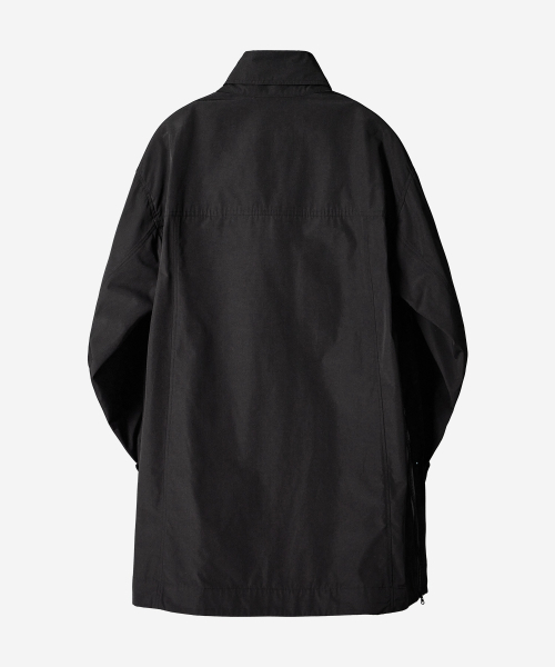KALAPATTHAR（カラパタール）の「Poly Cotton RIB Double Placket Long-Jacket - BLACK（ナイロンジャケット・メンズ・その他・MEDIUM/LARGE）」の5枚目の写真