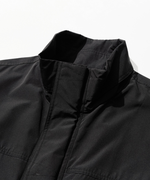 KALAPATTHAR（カラパタール）の「Poly Cotton RIB Double Placket Long-Jacket - BLACK（ナイロンジャケット・メンズ・その他・MEDIUM/LARGE）」の6枚目の写真
