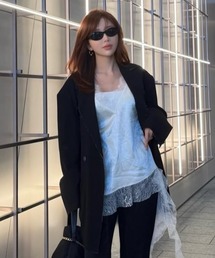 TWO SIDE LACE DRESS/トゥーサイドレースドレス