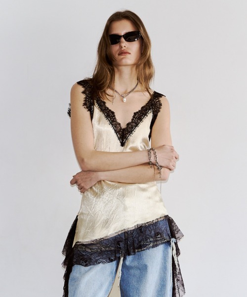JOSE MOON（ジョゼムーン）の「TWO SIDE LACE DRESS/トゥーサイド