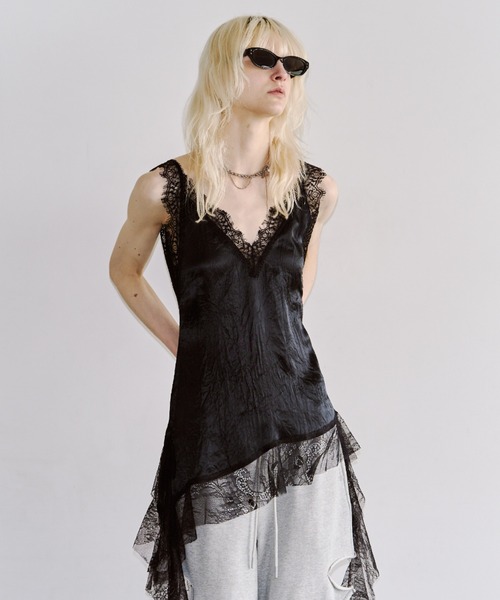TWO SIDE LACE DRESS/トゥーサイドレースドレス（ワンピース）｜JOSE