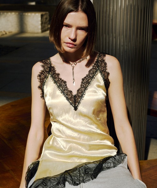 TWO SIDE LACE DRESS/トゥーサイドレースドレス（ワンピース）｜JOSE