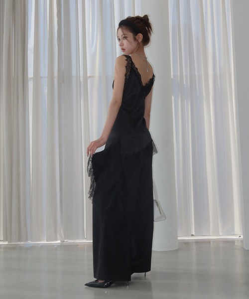 TWO SIDE LACE DRESS/トゥーサイドレースドレス（ワンピース）｜JOSE