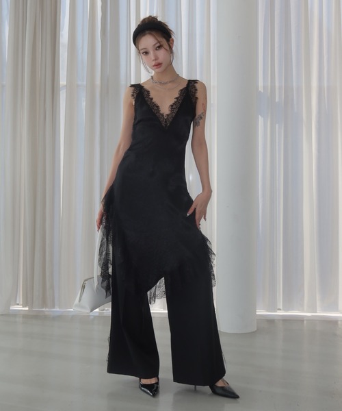 TWO SIDE LACE DRESS/トゥーサイドレースドレス（ワンピース）｜JOSE