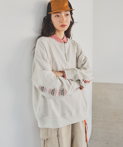 niko and...(ニコアンド)の「プレミアムローン柄シャツ(シャツ/ブラウス・レディース・レッド/グリーン/ブラック/ブルー・LARGE/MEDIUM)」の8枚目の写真