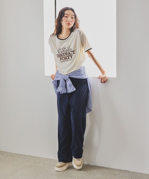 niko and...(ニコアンド)の「プレミアムローン柄シャツ(シャツ/ブラウス・レディース・レッド/グリーン/ブラック/ブルー・LARGE/MEDIUM)」の18枚目の写真