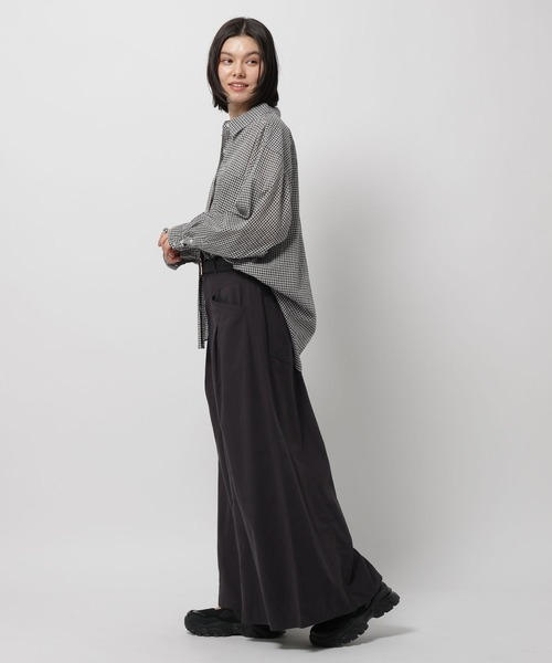 niko and...(ニコアンド)の「プレミアムローン柄シャツ(シャツ/ブラウス・レディース・レッド/グリーン/ブラック/ブルー・LARGE/MEDIUM)」の22枚目の写真