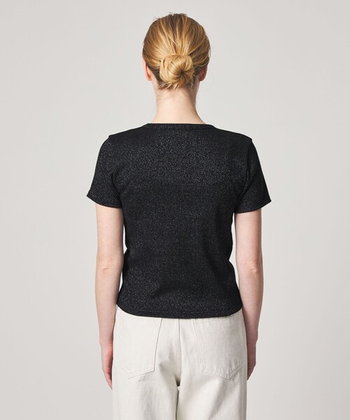Steven Alan(スティーブンアラン)の「<Steven Alan>ラメ テレコ プルオーバー(Tシャツ/カットソー・レディース・オフホワイト/ライトブルー/ブラック・FREE)」の15枚目の写真