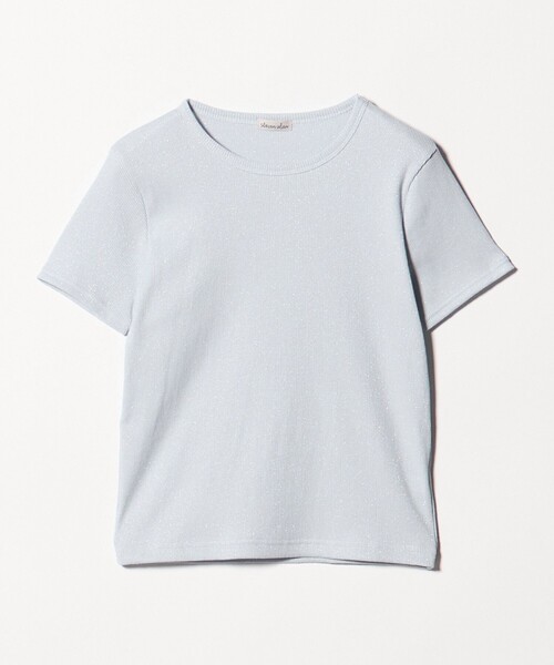 Steven Alan(スティーブンアラン)の「<Steven Alan>ラメ テレコ プルオーバー(Tシャツ/カットソー・レディース・オフホワイト/ライトブルー/ブラック・FREE)」の16枚目の写真