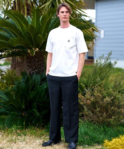DRESSTERIOR(ドレステリア)の「【接触冷感/抗菌防臭/消臭】ICE CLEAR COTTON オーバーフィットTシャツ(Tシャツ/カットソー・メンズ・ブラック/ブラウン系その他/サックスブルー/ホワイト・90/91/92/94)」の12枚目の写真
