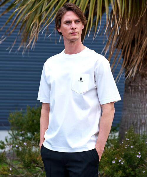 DRESSTERIOR(ドレステリア)の「【接触冷感/抗菌防臭/消臭】ICE CLEAR COTTON オーバーフィットTシャツ(Tシャツ/カットソー・メンズ・ブラック/ブラウン系その他/サックスブルー/ホワイト・90/91/92/94)」の22枚目の写真