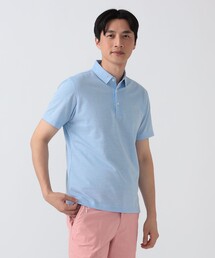 PURPLE LABEL / シャンブレー 鹿の子 ポロシャツ