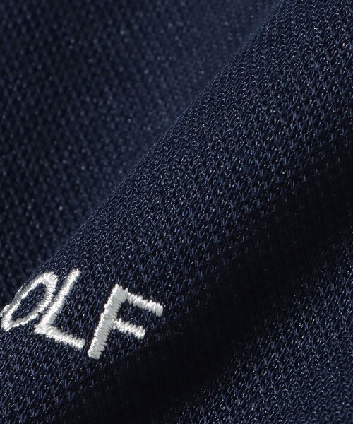 BEAMS GOLF(ビームスゴルフ)の「PURPLE LABEL / シャンブレー 鹿の子 ポロシャツ(ポロシャツ・メンズ・ネイビー/グレー/サックスブルー・MEDIUM/X-LARGE/SMALL/LARGE)」の10枚目の写真