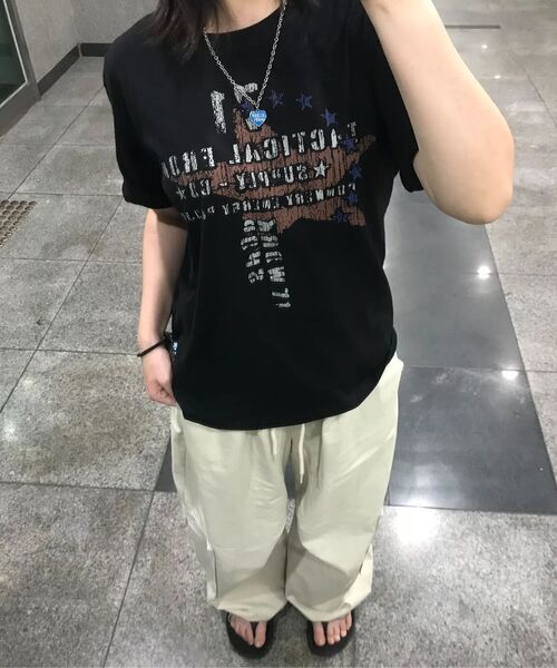 KICHUL（キチョル）の「Star Supply T-shirt (White)（Tシャツ/カットソー・レディース・その他・LARGE/MEDIUM/SMALL）」の9枚目の写真