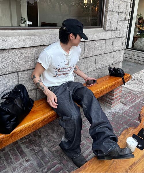 KICHUL（キチョル）の「Star Supply T-shirt (White)（Tシャツ/カットソー・レディース・その他・LARGE/MEDIUM/SMALL）」の5枚目の写真