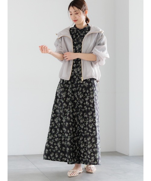 LIBERTY FABRICS】ウエストタックワンピース（ワンピース）｜Te chichi