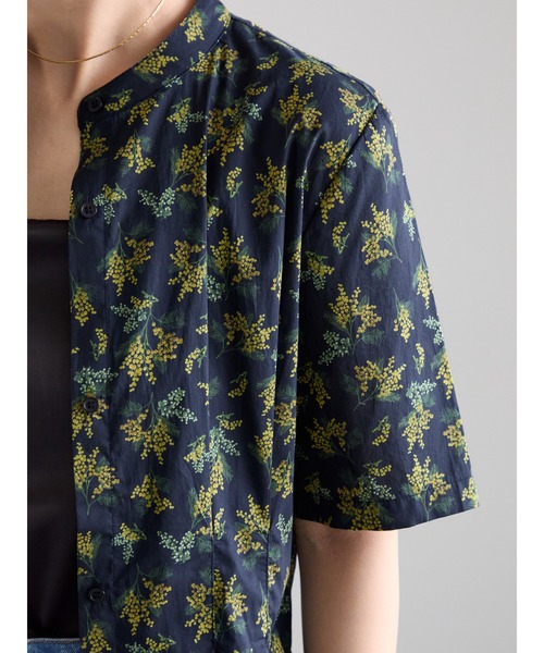 Te chichi（テチチ）の「【LIBERTY FABRICS】ウエストタックワンピース（ワンピース・レディース・ネイビー/ブラック・F）」の7枚目の写真