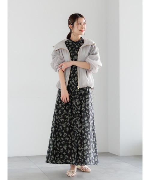 Te chichi（テチチ）の「【LIBERTY FABRICS】ウエストタックワンピース（ワンピース・レディース・ネイビー/ブラック・F）」の8枚目の写真