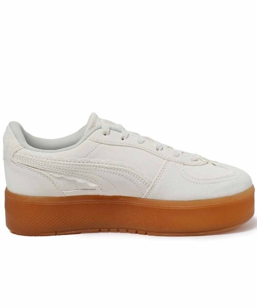PUMA（プーマ）の「プーマ PUMA PALERMO ELEVATA LACE WNS（スニーカー・レディース・オフホワイト・23.5cm/24.0cm/24.5cm/25.0cm/25.5cm/26.0cm/23.0cm）」の2枚目の写真