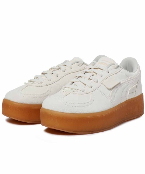 PUMA（プーマ）の「プーマ PUMA PALERMO ELEVATA LACE WNS（スニーカー・レディース・オフホワイト・23.5cm/24.0cm/24.5cm/25.0cm/25.5cm/26.0cm/23.0cm）」の3枚目の写真