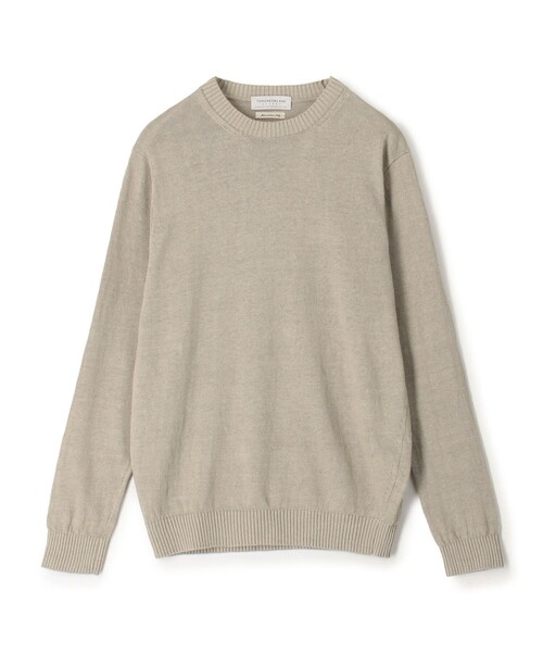 TOMORROWLAND (トゥモローランド)の「TOMORROWLAND Tricot リネンクルーネック プルオーバーニット(ニット/セーター・メンズ・グレイッシュブルー/ブラック/グリーン/グレイッシュベージュ・S/L/M)」の3枚目の写真