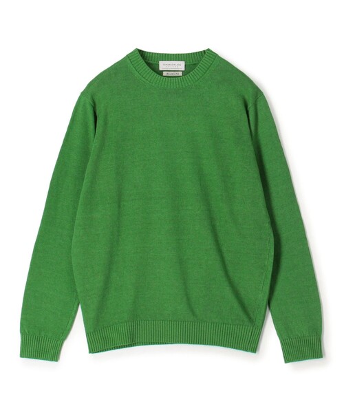 TOMORROWLAND (トゥモローランド)の「TOMORROWLAND Tricot リネンクルーネック プルオーバーニット(ニット/セーター・メンズ・グレイッシュブルー/ブラック/グリーン/グレイッシュベージュ・S/L/M)」の4枚目の写真