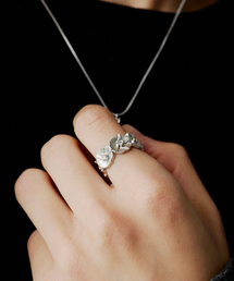 SILVERTAG（シルバータグ）の「BRF-26SS3 アンティークペタルオーナメントリング（リング）」