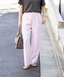 NOLLEY’S | 《セットアップ対応》ウォッシャブルストレッチツイル愛されセミワイドパンツ(その他パンツ)