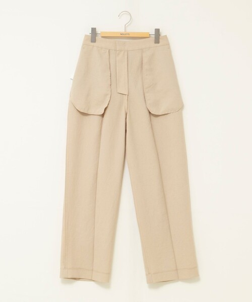 NOLLEY’S(ノーリーズ)の「《セットアップ対応》ウォッシャブルストレッチツイル愛されセミワイドパンツ(その他パンツ・レディース・ネイビー/ベビーピンク/ベージュ/グレイッシュブルー・40/38/36/34)」の20枚目の写真
